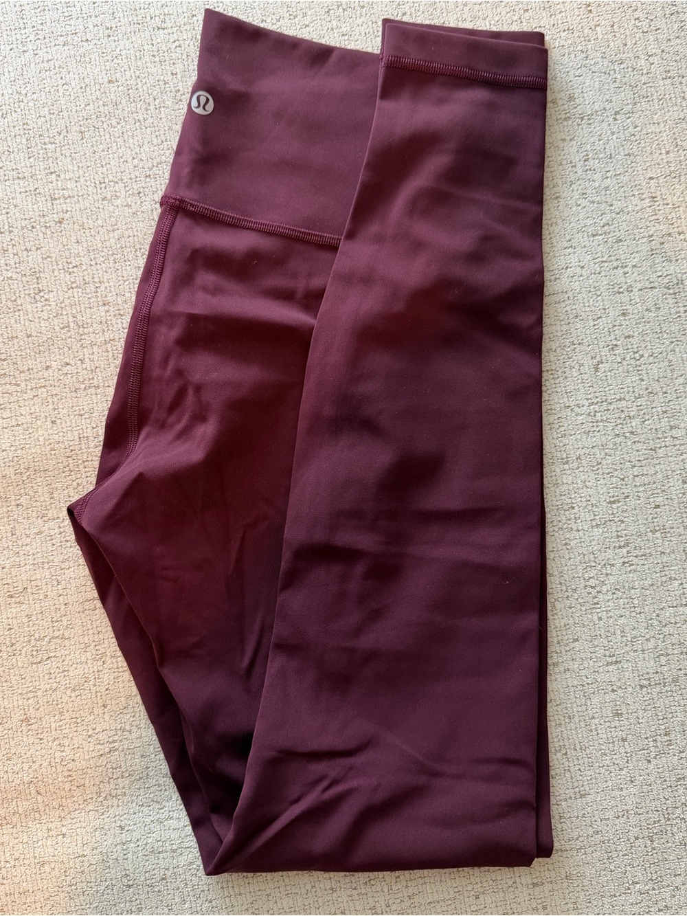 lululemon athletica Burgundy High-Rise Leggings